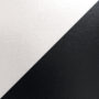 White with black infill metal railings