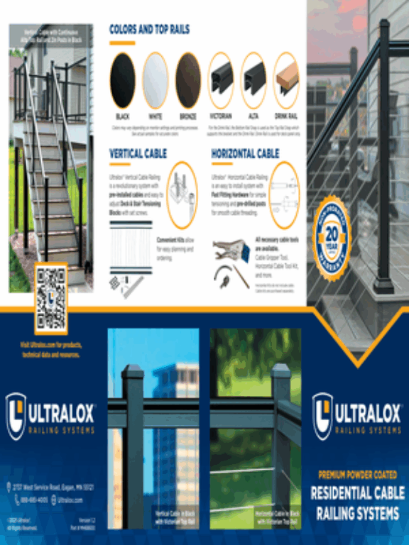 Residential Cable Railing Brochure